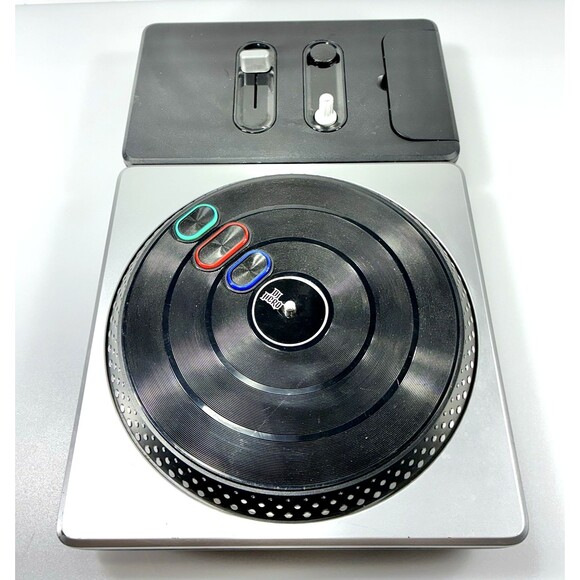 DJ Hero Wireless Turntable Controller Sony PlayStation 2 & 3 No Dongle Tested - Picture 5 of 12